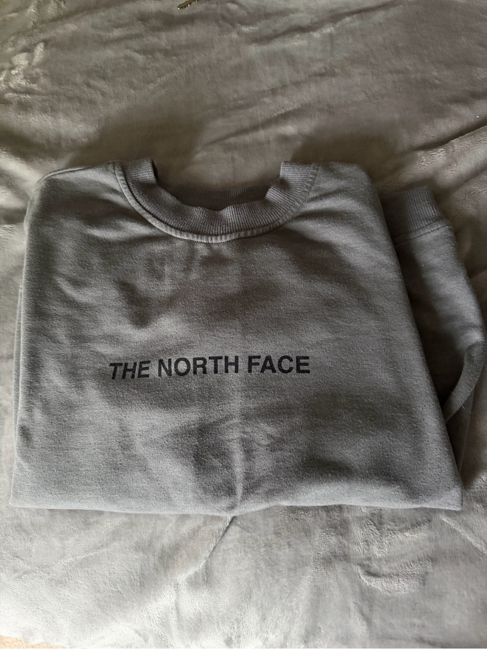 The North Face Gray Logo Pullover Sweatshirt
